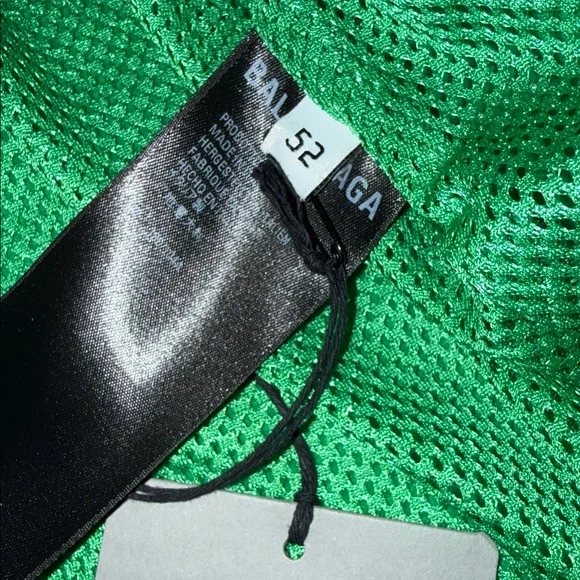 Balenciaga Green Tracksuit Fleece Jacket